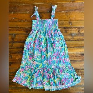 Lilly Pulitzer Rivera Midi Dress in Keep On Beleafing